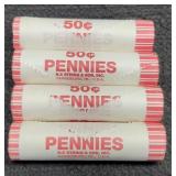 (4) Rolls 2009 L. Cents BU "Professional Life"