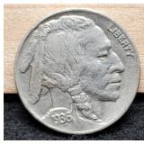 1936 Buffalo Nickel XF40