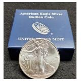 2020 Silver Eagle w/ Mint Case