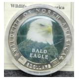 2000 $5 Liberia "Bald Eagle: Unc. Clad w/ COA