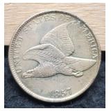 1857 Flying Eagle Cent XF