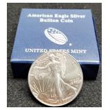 2023 Silver Eagle w/ Mint Case