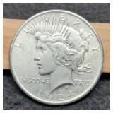 1924 Peace Dollar AU