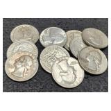(10) Silver W. Quarters