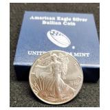 2023 Silver Eagle w/ Mint Case