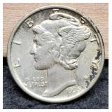 1935 M. Dime XF40