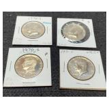 (4) Silver Proof 1970-S K. Half Dollars