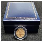 2000 1/10 Oz. Gold $5 Eagle BU w/ Case