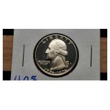1976 Silver Proof W. Quarter