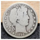 1898-O Barber Half Dollar