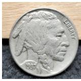 1937 Buffalo Nickel XF40