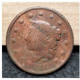 1837 Large Cent