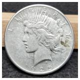 1925 Peace Dollar VF