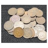 (30) Indian Head Cents Back To 1889