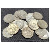 (20) Silver W. Quarters