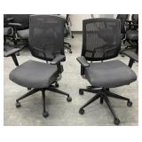 2 - Rolling Office Arm Chairs