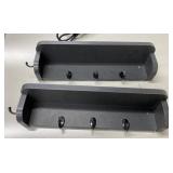 2 - 19" Coat Racks