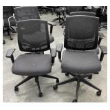 4 - Rolling Office Arm Chairs