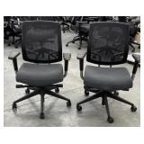 2 - Rolling Office Arm Chairs
