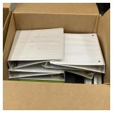 Large Lot of 3 Ring Binders