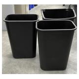 3 - Plastic Waste Cans