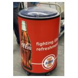 U of I Coca Cola Cooler on Rollers