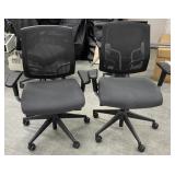 2 - Rolling Office Arm Chairs
