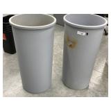 2 - Plastic Waste Cans