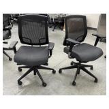 2 - Rolling Office Arm Chairs