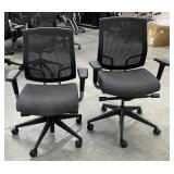 2 - Rolling Office Arm Chairs