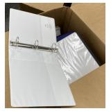 Large Lot of 3 Ring Binders