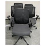 5 - Rolling Arm Chairs
