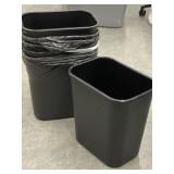 6 - Plastic Waste Cans