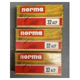 150ct Norma .32 ACP Brass