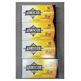 200 rnds Armscor .22 TCM HP Ammo
