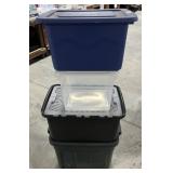 4 - Totes w/ Lids