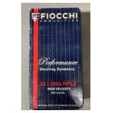 500 rnds Fiocchi .22LR Ammo
