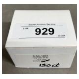 150ct 5.56/.223 Cal 62 gr FMJ Bullets