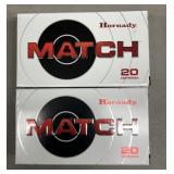40 rnds Hornady 6mm Creedmoor Match Ammo
