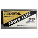 500 rnds Federal Power-Flite .22LR Ammo