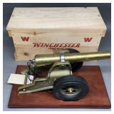 Winchester 10ga Blank Signal Cannon on Carriage