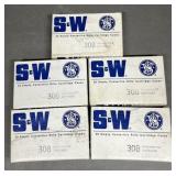 100ct S&W .308 Win Brass