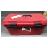 Plastic Tool Box Full of Reloading Parts & Access.