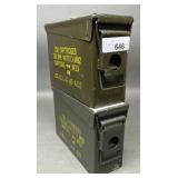2 - Steel Ammo Cans