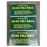 60 rnds US Mfg .30-06 Ammo