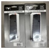 2 - New Glock 17 Gen 5 9mm 17 rnd Magazines