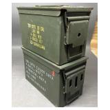 2 - Steel Ammo Cans