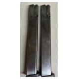 2 - Unknown 9mm High Cap Magazines