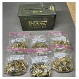 6.2 lbs .40 S&W Brass in Steel Ammo Can
