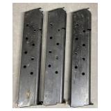 3 - 1911 .45 ACP 10 rnd Magazines
